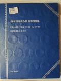 Whitman's No 9009 Jefferson Nickels 1938-1961 Album COMPLETE less 1950-D