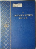 Album of Lincoln Cents 1909-1940 Complete less 1909-S VDB, 1914-D and 1922-D Error No Mint Mark