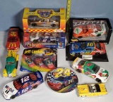 Lot of 1:24 scale NASCAR Die Cast Cars and Related Merchandise
