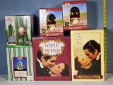 6 Original San Francisco Music Box Co in Original Boxes - Gone With The Wind, Wizard of Oz, Etc
