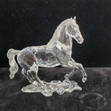 Swarovski Crystal Horse / Stallion With Base Figurine