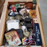 Tray Lot Of Collectible Knives, Lighters and More