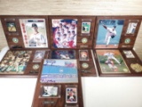 7 Boston Red Sox Plaques with COA's