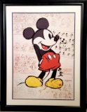 Framed and Matted 70 Years with Mickey Mouse Lithograph by Ralph Kent