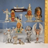 12 Native American Pewter 1