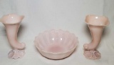 3 Piece Sea Shell Console Set Pink Cambridge Crown Tuscan