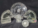 Lot Of Art Glass Heisey, Waterford, Hawkes & Fostoria