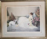 Courccelles Art Deco Signed Etching 