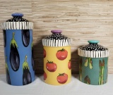 Droll Designs 3 Pc. Cannister Set