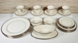 5 Pc. Service for 5 of Lenox Solitaire China