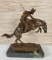 Bronze Riding Cowboy After Frederic Remington
