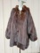 Vintage Mahogany Mink Fur Coat by Steven Corn Furs