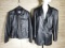 2 Women's Black Leather Jackets