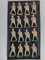 16 Manoil Lead Marching Toy Soldiers