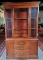Mahogany China Cabinet With Lighted Top