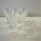 Lot Of 6 Waterford Ashling Wine Stems & 1 Lismore Brandy Snifter