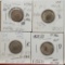 4 1868 Rev 68 Shield Nickel Die Varieties 