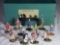 11 Frontline Figures Hand Painted Metal Miniatures Medieval Knight and Soldiers with one box