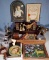 Case Lot of Bookends and Stands, Wood Crafts, Brass Ware and Ephemera