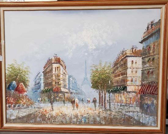 Burnett Parisian Street Scene