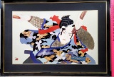 Samurai Hirashi Otsuka 178/300 Serigraph on Silk of Miyamoto Musashi