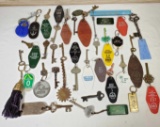 Collection of Hotel Keys incl. Many Vintage