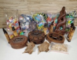 Indonesian Bone Carvings, Hand Painted Magnets and Other Ethnic Art