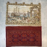 100% Wool Rug and Colonial Tapestry
