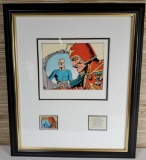 Limited Ed. Framed 1995 King Features Syndicate Flash Gordon 32 cent stamp and Lithograph