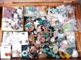 Tray of New Natural Stone Costume Jewelry