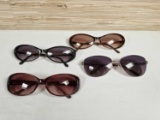 4 Pair of New Without Tags Designer Lulu Guinness Sunglasses