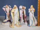 4 Lenox Legendary Princess Porcelain Figurines