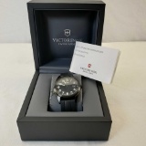 Victorinox Swiss Army Men?s 40 Mm Black Dial 26071CB Wrist Watch