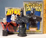 2 Bowen Designs 1/8th Scale Mini Bust Sculptures MIB - Black Panther 1078/2500 and Ant-Man 1567/