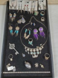 Sterling Silver Estate Jewelry Incl. Native American