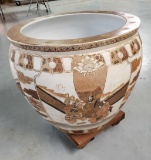 Chinese Porcelain Large Size Koi Bowl