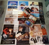 Tray Lot of vintage Movie Ephemera - Posters, Press Kits, lobby Cards and more