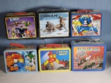 6 Marvel Comics and Other Tin Lunch Boxes