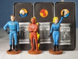 3 of the Dark Horse Deluxe Edition Marvel Fantastic Four Classic Comic Character Series Statues MIB