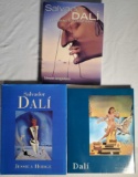 Three Salvador Dali Coffee Table Art Books