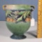 Roseville Baneda Green Glaze Wide Mouth Vase #606-7