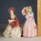 Royal Doulton Miss Demure HN 1402 and Her Ladyship HN 1977 Elegant Lady Figurines