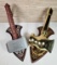 2 Marvel Limited Ed. Hammers on Stands - Thor & Stormbreaker