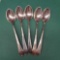 5 Stone Silver Co. Pointed End Coffee Spoons Monogram 