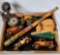 Case Lot Of Hand Made Wood Cars & Sculpture
