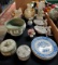 14 Pcs Fine Decorative Porcelain Bowls, Pitchers, Figurines and More