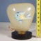 Murano Art Glass Night Light with Shield Form Glass Shade