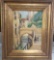 Stunning French Impressionist Oil Heavy Impasto Painting On Board