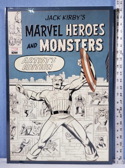 IDW Artist's Edition Jack Kirby's Marvel Heroes and Monsters Hardbound First Edition King Size Book