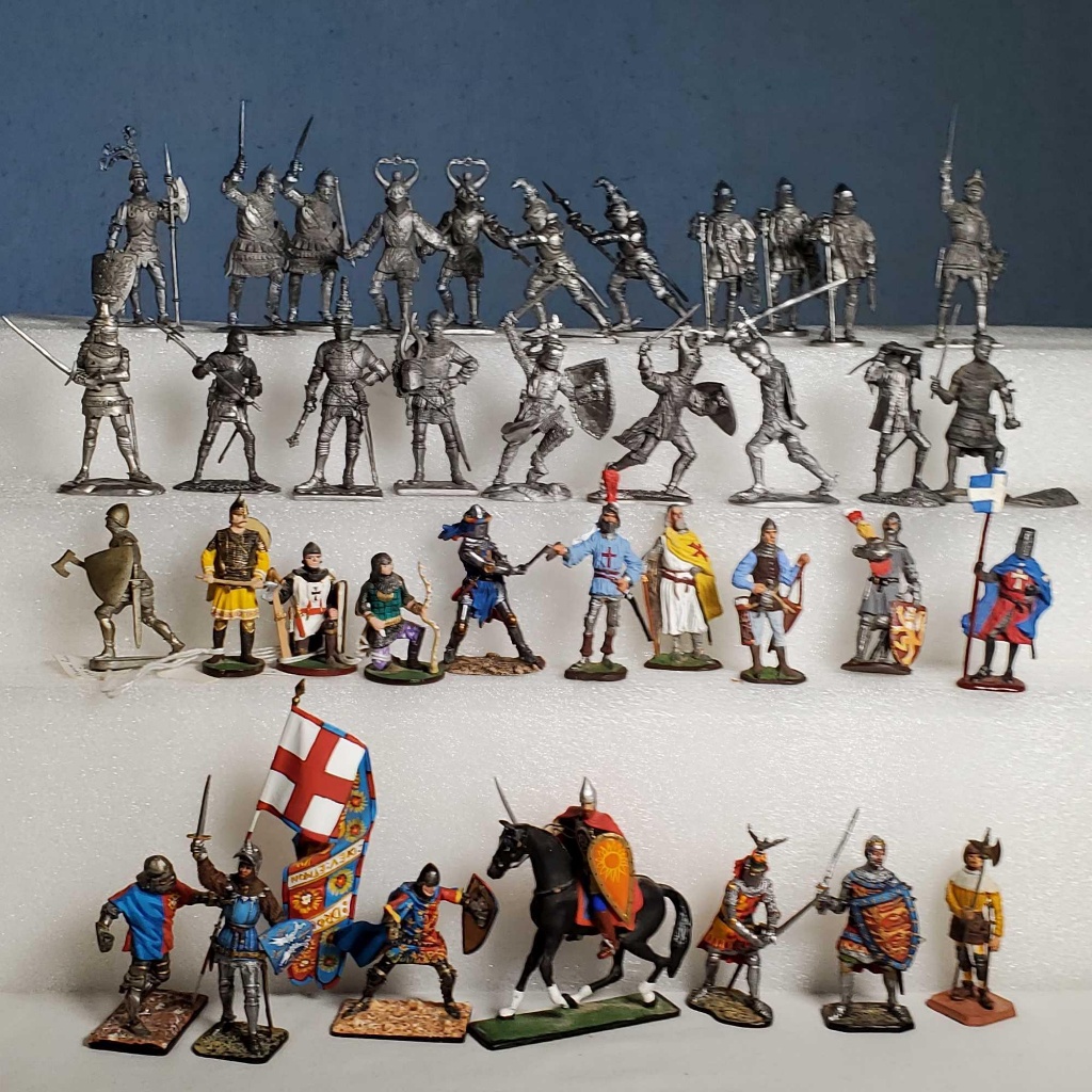 46 Painted & Unpainted High Setail ek castings "Tin Soldiers"...Russian  Metal Miniature Medieval | Art, Antiques & Collectibles Toys Vintage &  Antique Toys | Online Auctions | Proxibid
